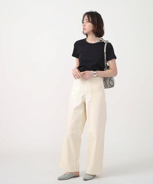 coen(コーエン)の「ベイカーワイドパンツ(その他パンツ・レディース・カーキ/ナチュラル/ブラウン・LARGE/SMALL/MEDIUM)」の21枚目の写真