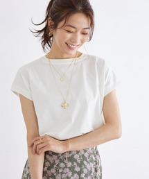クルーネックフレンチTシャツ