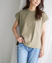 クルーネックフレンチTシャツ