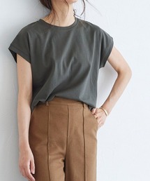 クルーネックフレンチTシャツ