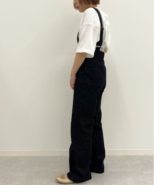 apres jour（アプレジュール）の「デニムサロペット【ZOZOTOWN限定アイテム】（サロペット/オーバーオール・レディース・ブラック/オフホワイト/ダークインディゴブルー・SMALL/MEDIUM）」の21枚目の写真