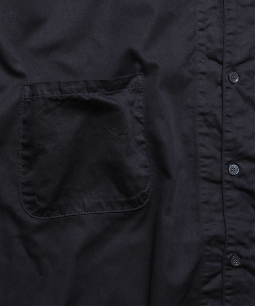 HARVESTY（ハーベスティ）の「HARVESTY/ハーベスティ アトリエローブ サテン コットン シャツワンピース ノーカラー オーバーサイズ（シャツワンピース・レディース・ブラック/グレー/ピンク・2/1）」の11枚目の写真