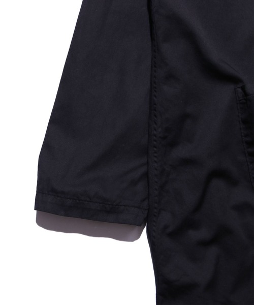 HARVESTY（ハーベスティ）の「HARVESTY/ハーベスティ アトリエローブ サテン コットン シャツワンピース ノーカラー オーバーサイズ（シャツワンピース・レディース・ブラック/グレー/ピンク・2/1）」の12枚目の写真