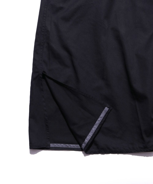 HARVESTY（ハーベスティ）の「HARVESTY/ハーベスティ アトリエローブ サテン コットン シャツワンピース ノーカラー オーバーサイズ（シャツワンピース・レディース・ブラック/グレー/ピンク・2/1）」の13枚目の写真