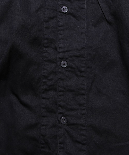 HARVESTY（ハーベスティ）の「HARVESTY/ハーベスティ アトリエローブ サテン コットン シャツワンピース ノーカラー オーバーサイズ（シャツワンピース・レディース・ブラック/グレー/ピンク・2/1）」の14枚目の写真