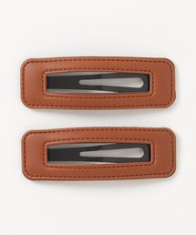 WEGO | WEGO/【2点セット】フェイクレザーヘアピン(ヘアピン)