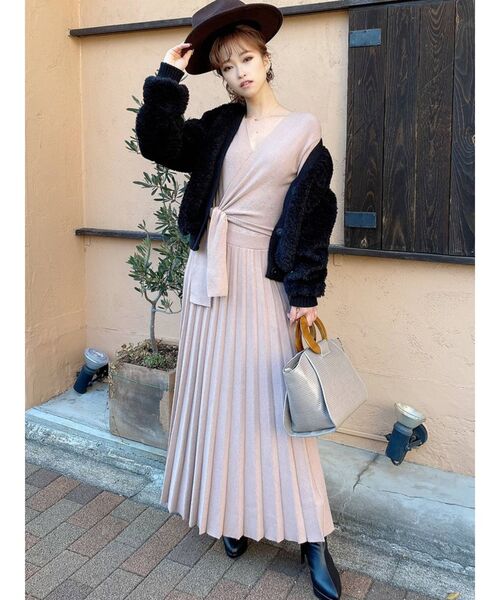 RESEXXY（リゼクシー）の「フェイクファーブルゾン（ブルゾン・レディース・ブラック/オフホワイト/モカ・FREE）」の10枚目の写真