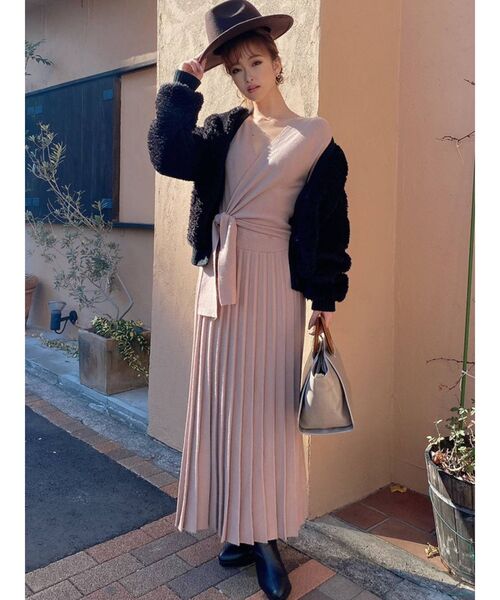 RESEXXY（リゼクシー）の「フェイクファーブルゾン（ブルゾン・レディース・ブラック/オフホワイト/モカ・FREE）」の12枚目の写真