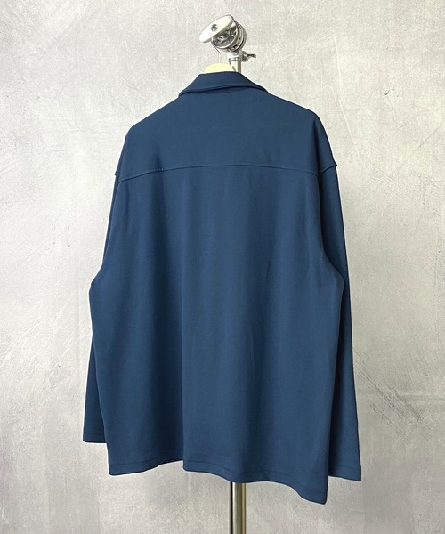 Beno（ビーノ）の「TCポンチジャージ / ワイドシルエット リラクシング カット テーラードジャケット（テーラードジャケット・メンズ・グレイッシュベージュ/ライトカーキ/ブラウン/ネイビー/ブラック・L/S/M）」の13枚目の写真