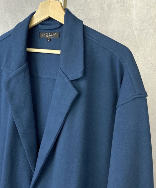 Beno（ビーノ）の「TCポンチジャージ / ワイドシルエット リラクシング カット テーラードジャケット（テーラードジャケット・メンズ・グレイッシュベージュ/ライトカーキ/ブラウン/ネイビー/ブラック・L/S/M）」の14枚目の写真