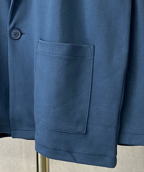 Beno（ビーノ）の「TCポンチジャージ / ワイドシルエット リラクシング カット テーラードジャケット（テーラードジャケット・メンズ・グレイッシュベージュ/ライトカーキ/ブラウン/ネイビー/ブラック・L/S/M）」の16枚目の写真