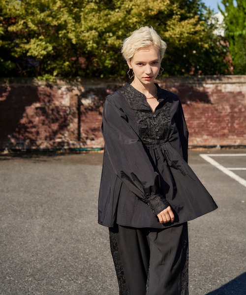コースタイル　GONGFU BACK BUTTON BLOUSE コースタイルGONGFU BACK BUTTON BLOUSE