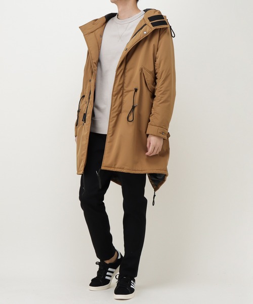 URBAN COLLECTION(アーバンコレクション)の「ツイルモッズコート(モッズコート・メンズ・ブラック/キャメル/カーキ・L/XXL/XL/M)」の4枚目の写真