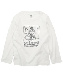 devirock | デビラボ プリント長袖Tシャツ(Tシャツ/カットソー)