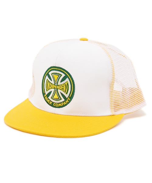 INDEPENDENT(インディペンデント)の「INDEPENDENT / TRUCK MESH CAP(キャップ・メンズ・ホワイト/ブラック・ONE SIZE)」の1枚目の写真