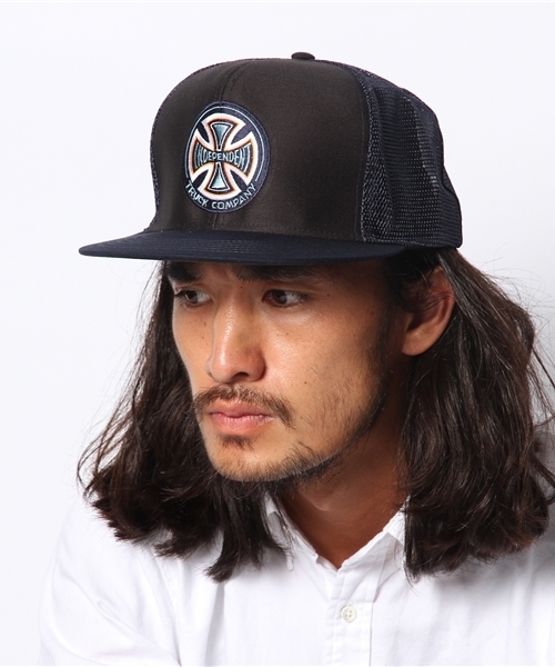INDEPENDENT(インディペンデント)の「INDEPENDENT / TRUCK MESH CAP(キャップ・メンズ・ホワイト/ブラック・ONE SIZE)」の9枚目の写真