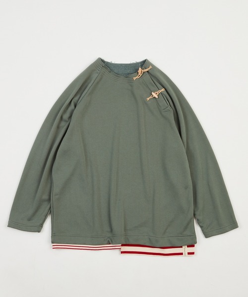 And A（アンドエー）の「AlexanderLeeChang アレキサンダーリーチャン / ASYM HENLY SWEAT アシメトリー ヘンリーネック スウェット / AC012105（スウェット・メンズ・ネイビー/グレー/ピンク・2/3）」の6枚目の写真