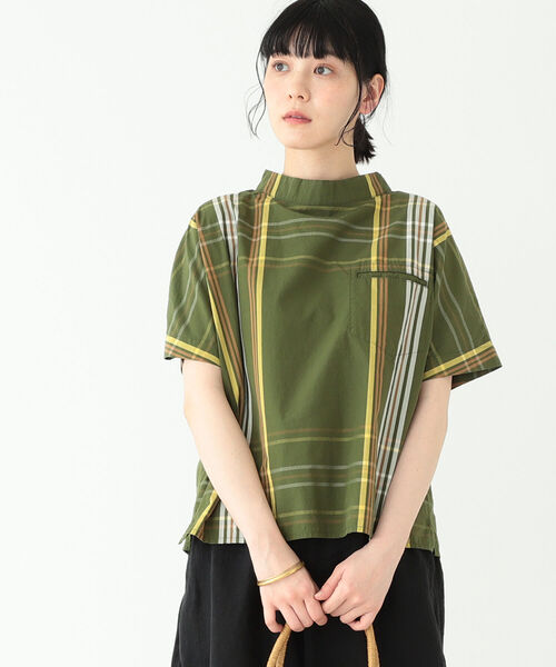 BEAMS BOY ビームスボーイ リブ付きプルオーバー LEMON イエロー BEAMS BOY（ビームスボーイ）の「BEAMS BOY / ビッグタータン