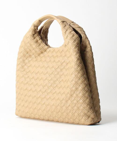 BEAUTY&YOUTH UNITED ARROWS（ビューティーアンドユースユナイテッドアローズ）の「BY フェイクレザーソフトメッシュハンドバッグ -2WAY-（ハンドバッグ・レディース・ベージュ/オフホワイト・FREE）」の4枚目の写真