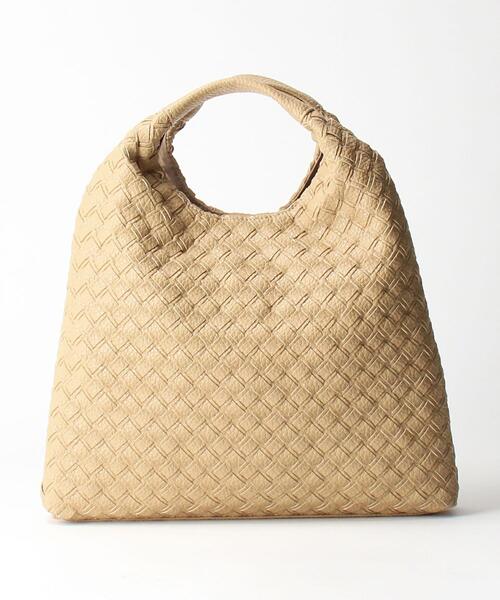 BEAUTY&YOUTH UNITED ARROWS（ビューティーアンドユースユナイテッドアローズ）の「BY フェイクレザーソフトメッシュハンドバッグ -2WAY-（ハンドバッグ・レディース・ベージュ/オフホワイト・FREE）」の5枚目の写真