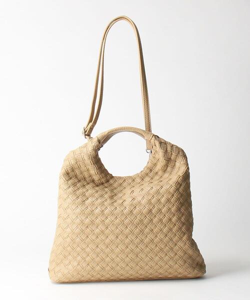 BEAUTY&YOUTH UNITED ARROWS（ビューティーアンドユースユナイテッドアローズ）の「BY フェイクレザーソフトメッシュハンドバッグ -2WAY-（ハンドバッグ・レディース・ベージュ/オフホワイト・FREE）」の11枚目の写真