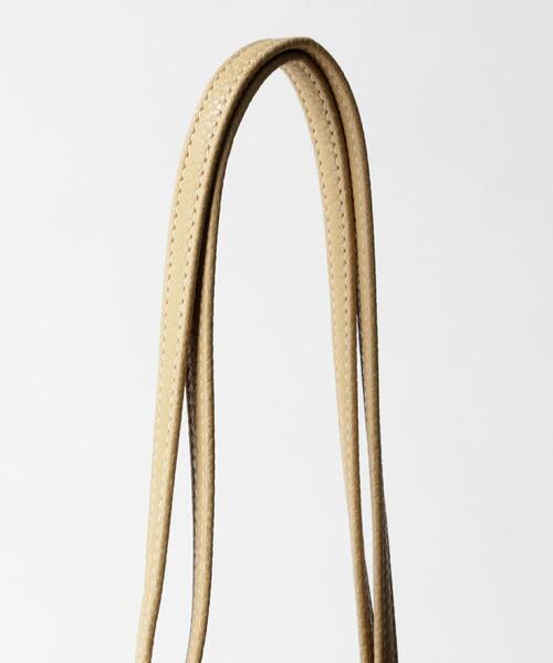 BEAUTY&YOUTH UNITED ARROWS（ビューティーアンドユースユナイテッドアローズ）の「BY フェイクレザーソフトメッシュハンドバッグ -2WAY-（ハンドバッグ・レディース・ベージュ/オフホワイト・FREE）」の12枚目の写真