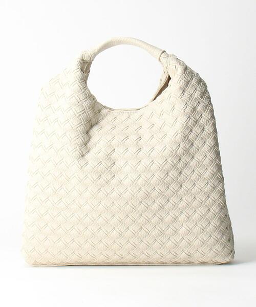 BEAUTY&YOUTH UNITED ARROWS（ビューティーアンドユースユナイテッドアローズ）の「BY フェイクレザーソフトメッシュハンドバッグ -2WAY-（ハンドバッグ・レディース・ベージュ/オフホワイト・FREE）」の13枚目の写真