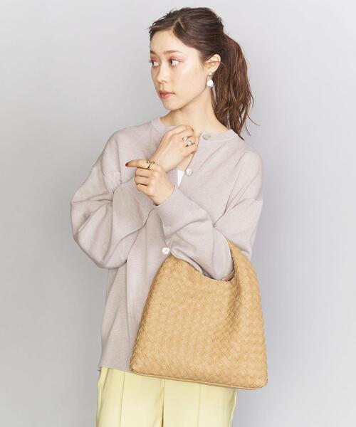 BEAUTY&YOUTH UNITED ARROWS（ビューティーアンドユースユナイテッドアローズ）の「BY フェイクレザーソフトメッシュハンドバッグ -2WAY-（ハンドバッグ・レディース・ベージュ/オフホワイト・FREE）」の16枚目の写真