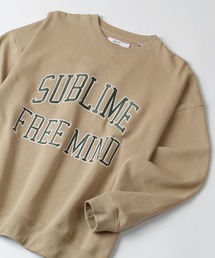 カレッジロゴ  オーバーサイズ スウェット