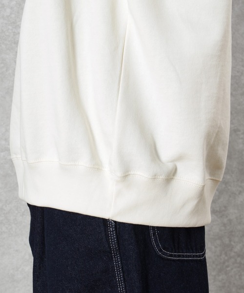 make a ray!（メイク ア レイ！）の「カレッジロゴ  オーバーサイズ スウェット（スウェット・メンズ・チャコールグレー/ベージュ/ブルーグレー/ホワイト系その他/キナリ・M/L）」の20枚目の写真