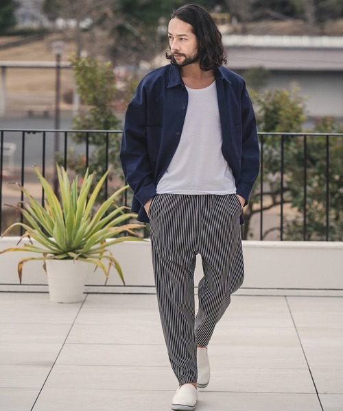 CAMBIO(カンビオ)の「ms4611-Military Super Big Shirts シャツ(シャツ/ブラウス・メンズ・ベージュ/オリーブ/ネイビー・L/M)」の11枚目の写真