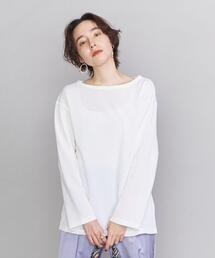 BEAUTY&YOUTH UNITED ARROWS | BY コットンメッシュボートネックカットソー(Tシャツ/カットソー)