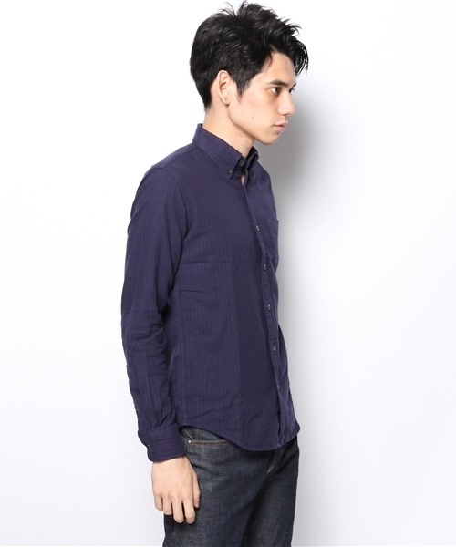 GLOBAL WORK（グローバルワーク）の「ネルシャツ/549143（シャツ/ブラウス・メンズ・レッド/グリーン/ブラック/ネイビー/ブルー/グリーン系その他/グレー/レッド系その他/イエロー・X-LARGE/MEDIUM/SMALL/LARGE）」の17枚目の写真