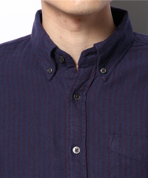 GLOBAL WORK（グローバルワーク）の「ネルシャツ/549143（シャツ/ブラウス・メンズ・レッド/グリーン/ブラック/ネイビー/ブルー/グリーン系その他/グレー/レッド系その他/イエロー・X-LARGE/MEDIUM/SMALL/LARGE）」の19枚目の写真