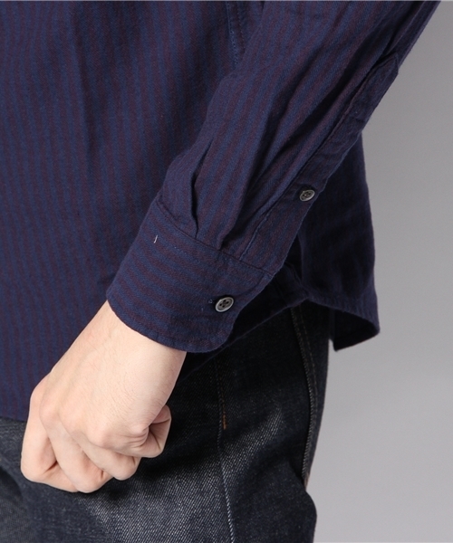 GLOBAL WORK（グローバルワーク）の「ネルシャツ/549143（シャツ/ブラウス・メンズ・レッド/グリーン/ブラック/ネイビー/ブルー/グリーン系その他/グレー/レッド系その他/イエロー・X-LARGE/MEDIUM/SMALL/LARGE）」の20枚目の写真