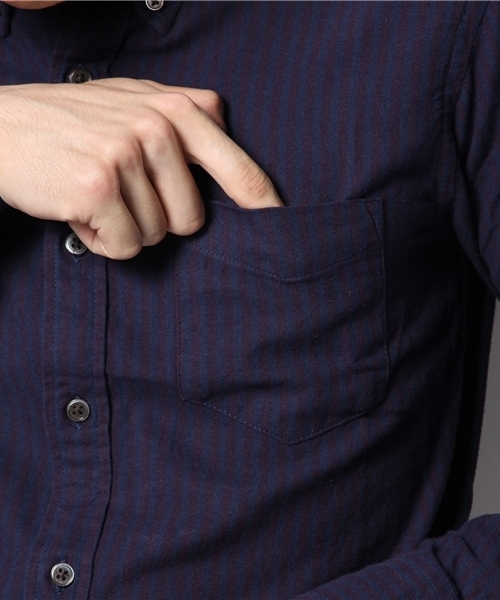 GLOBAL WORK（グローバルワーク）の「ネルシャツ/549143（シャツ/ブラウス・メンズ・レッド/グリーン/ブラック/ネイビー/ブルー/グリーン系その他/グレー/レッド系その他/イエロー・X-LARGE/MEDIUM/SMALL/LARGE）」の21枚目の写真