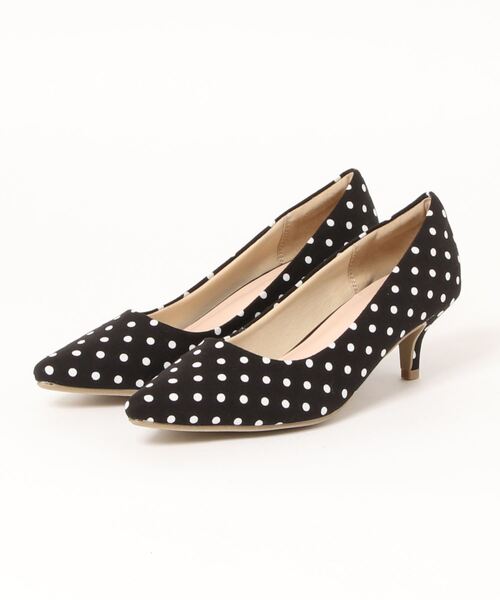 KOBE LETTUCE（コウベレタス）の「ロングノーズポインテッドトゥパンプス（パンプス・レディース・ピンク/オレンジ/ベージュ系その他/シルバー/ブラック/ホワイト/ドット・L/LL/S/M）」の15枚目の写真