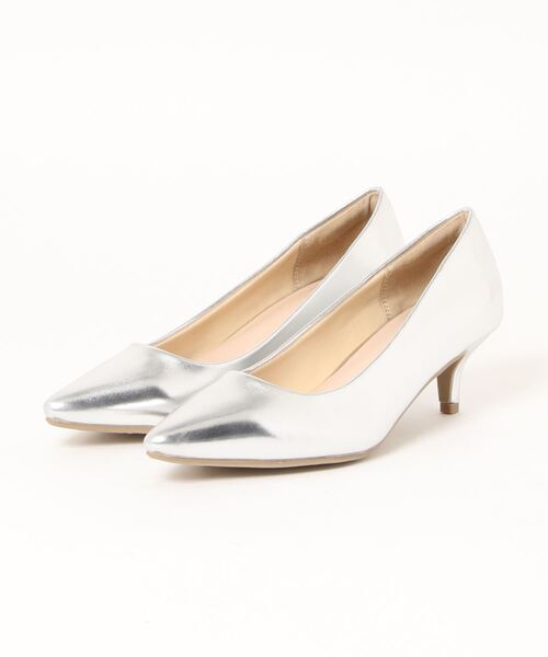 KOBE LETTUCE（コウベレタス）の「ロングノーズポインテッドトゥパンプス（パンプス・レディース・ピンク/オレンジ/ベージュ系その他/シルバー/ブラック/ホワイト/ドット・L/LL/S/M）」の16枚目の写真