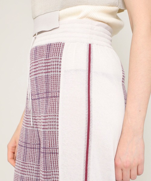 TAN（タン）の「【TAN（タン）】チェックラインパンツ/CHECKED&LINE