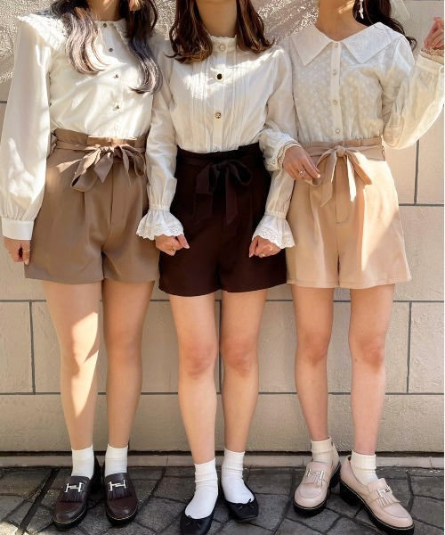 apres jour(アプレジュール)の「ハイウエストショートパンツ【ZOZOTOWN限定アイテム】【3AP】(その他パンツ・レディース・モカ/ダークブラウン/ベージュ・フリー/X-LARGE)」の16枚目の写真