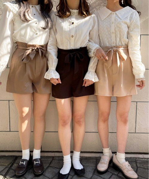 apres jour(アプレジュール)の「ハイウエストショートパンツ【ZOZOTOWN限定アイテム】【3AP】(その他パンツ・レディース・モカ/ダークブラウン/ベージュ・フリー/X-LARGE)」の17枚目の写真