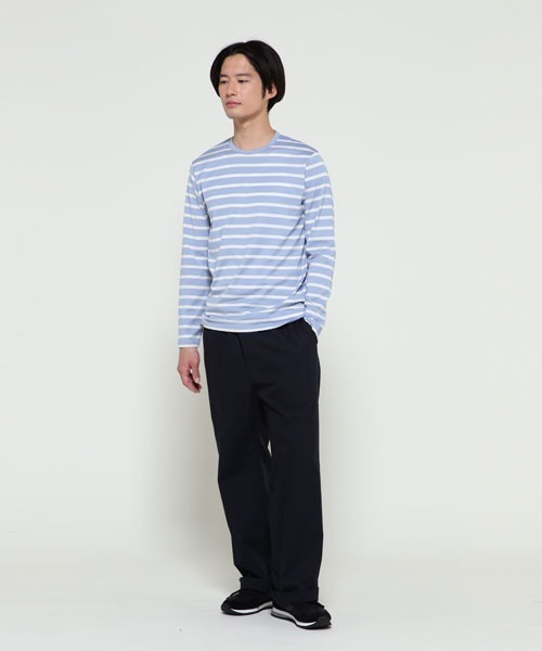 SUNSPEL(サンスペル)の「MEN’S Q82 LONG SLEEVE STRIPE(Tシャツ/カットソー・メンズ・ライトブルー/ダークオレンジ・SMALL/MEDIUM/LARGE/X-LARGE)」の10枚目の写真