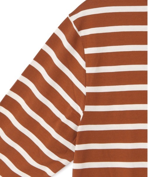 SUNSPEL(サンスペル)の「MEN’S Q82 LONG SLEEVE STRIPE(Tシャツ/カットソー・メンズ・ライトブルー/ダークオレンジ・SMALL/MEDIUM/LARGE/X-LARGE)」の9枚目の写真