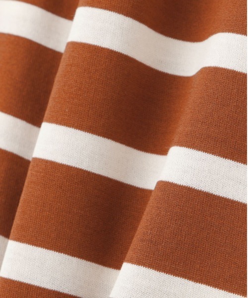 SUNSPEL(サンスペル)の「MEN’S Q82 LONG SLEEVE STRIPE(Tシャツ/カットソー・メンズ・ライトブルー/ダークオレンジ・SMALL/MEDIUM/LARGE/X-LARGE)」の5枚目の写真