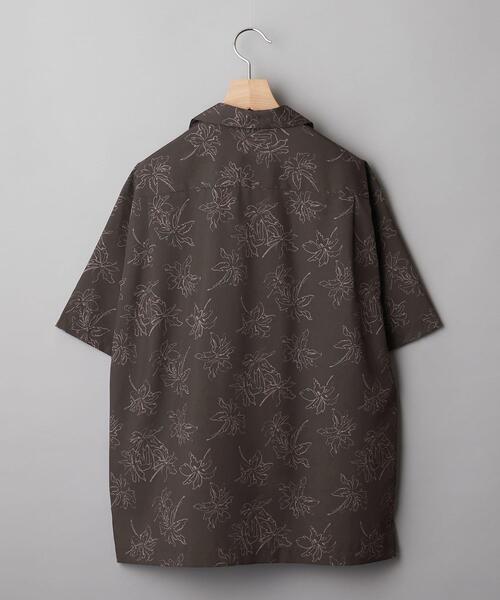 BEAUTY&YOUTH UNITED ARROWS(ビューティーアンドユースユナイテッドアローズ)の「【WEB限定】by オープンカラー パーム アロハシャツ(シャツ/ブラウス・メンズ・ベージュ/ダークグレー/ライム・L/S/M/XL)」の8枚目の写真