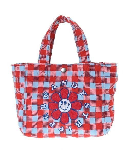 Candy Stripper（キャンディストリッパー）の「SUNNY FLOWER GINGHAM バッグ（ショルダーバッグ・レディース・ライトブルー/ブラック・FREE）」の4枚目の写真