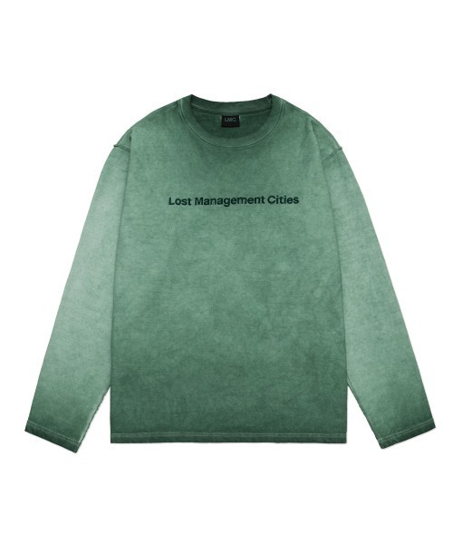 LMCの「21SSM OVERDYED TED FN LONG SLV TEE（Tシャツ/カットソー・メンズ・グリーン/ブルー・L/M/XL/S）」の2枚目の写真
