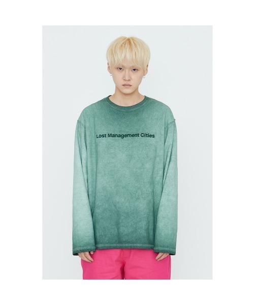 LMCの「21SSM OVERDYED TED FN LONG SLV TEE（Tシャツ/カットソー・メンズ・グリーン/ブルー・L/M/XL/S）」の6枚目の写真