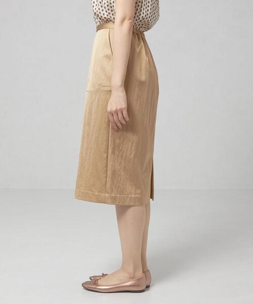 closet story（クローゼットストーリー）の「＜closet story＞□サテン ポケット タイトスカート -手洗い可能-（スカート・レディース・ライトグレー/ベージュ/ケリー・FREE）」の8枚目の写真
