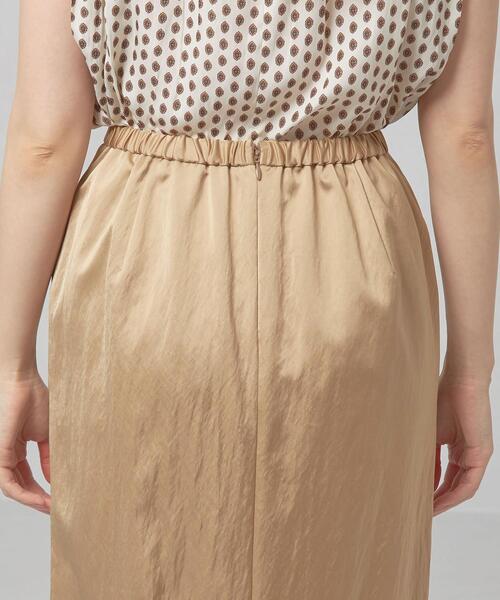 closet story（クローゼットストーリー）の「＜closet story＞□サテン ポケット タイトスカート -手洗い可能-（スカート・レディース・ライトグレー/ベージュ/ケリー・FREE）」の17枚目の写真
